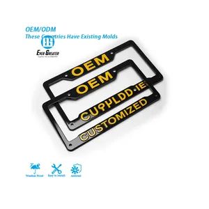Custom Plastic Rust-Proof Durable License Plate Frame Personalized License Plate Frame - Ningbo Yinzhou Guda Imp. & Exp. Co., Ltd. - China