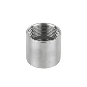 Factory Hot Sales Selected Threaded 304/316 Stainless Steel NPT /BSPT Threaded Coupling - WENZHOU LIANGGANG PIPE FITTING VALVES CO., LTD. - China