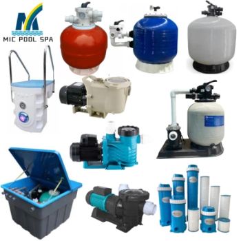 Ladder Cleaning Tools LED Lights Filter Pump Pool Accessories Swimming Pool Equipment - GUANGZHOU MIC POOL SPA EQUIPMENT LIMITED - China