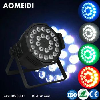 RGBW 4in1 24X10W LED Lamps PAR Lights Stage Party Equipment - Guangzhou Ao Mei Di Stage Lighting Equipment Co., Ltd. - China