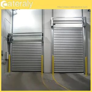 Large High Speed Door Featuring Thermal Insulated Aluminum Shutter Rolling Shutter Wholesale Automatic Metal Steel Wind Rolling Shutter Door for Warehouses - Henan Cateraly Door Co., Ltd. - China
