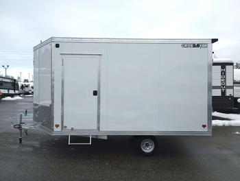 Enclosed Trailers / 2024 Mission Trailers 101×12 Aluminum 2 Place Crossover 3.0 w/Side X Side Pkg, Rear Canopy - senesie mfg llc - United States