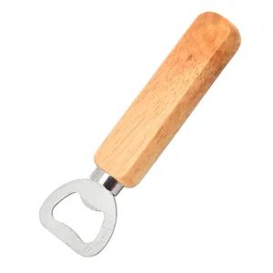 Wooden Handle Bottle Opener for Beer and Beverage Bottles Origin China Trademark none Handle Material Wood Package Customizable - Shuifu Huiyang Agricultural Technology Co., Ltd. - China
