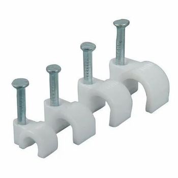 PVC White Nail Clip, Packaging Size: 1000 pieces/packet, Clip Size: 4mm To 50mm - Arjun TDG Co. - India