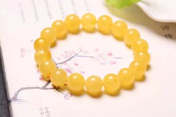 Neffly Natural Orange 925 Sterling Silver 10mm Indian Asian Style Beaded Strands Bracelets Beeswax Gift Gorgeous Free Shipping - Nefly Jewelry Ltd. - China