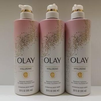 Olay Cleansing & Nourishing Body Wash with Vitamin B3 and Hyaluronic Acid for Hydration and Softness, 20 oz - Nedvixs Company Limited - Kenya