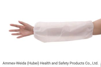 Disposable Use Soft Non-Woven Oversleeves for Isolate Pollution From Dust and Oil - Ammex-Weida (Hubei) Health and Safety Products Co., Ltd. - China