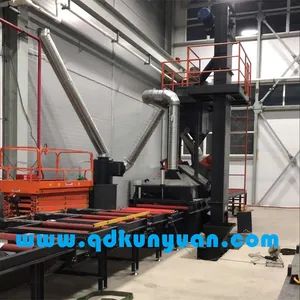 Aluminum Profile Roller Conveyor Shot Blasting Machine for Surface Cleaning Abrator - Qingdao Kunyuan Machinery Co., Ltd. - China