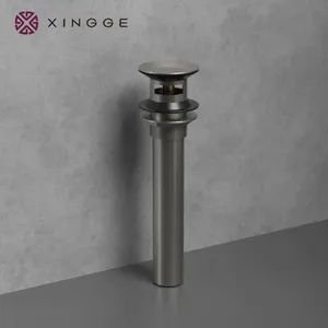 Premium Stainless Steel Pop-up Drain for Bathroom Sinks Weight 1kg Color Nickel Product Drainer OEM/ODM Accepted Trademark - Guangdong Jiange Ceramic Co., Ltd. - China