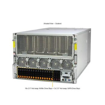 Supermicro GPU Superserver Sys-821ge-Tnhr Intel Xeon 8480 CPU 12 Sff Nvme 3.84t Hard Disks Storage Computing Hgx H200 8-GPU Rack Server - Beijing Hongxin Zhiyuan Technology Co., Ltd. - China