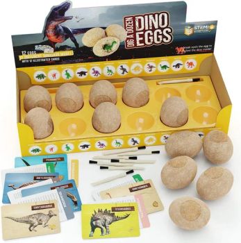 Education Toy Party Gifts Surprise Dinosaurs Science Stem Activities 12 Easter Eggs Toy - GOOD SELLER CO., LTD - China