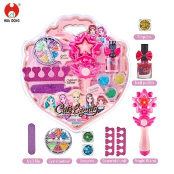 Hot Sale High Quality Promotional Gift for Girls Festival Make Up Toy Set Creative Play Safe and Non-toxic Aesthetic Development Role-playing Game Toys - Hua Dong Plastic Toys & Electronic Co., Ltd - China