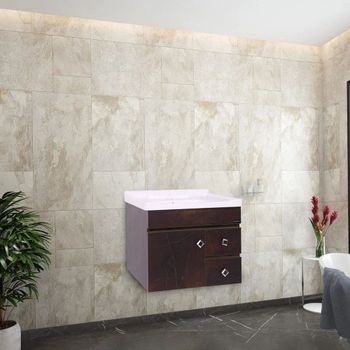 Alloy Steel Brown (Base) Redbay Bathroom Vanities, Size: 32x36x18 Inch (wxhxd) - Gedhar Steel Sturring & Building Material Store - India