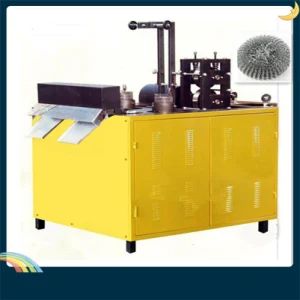 Automatic Iron Sponge Galvanised Steel Wire Mesh Scourer Knitting Making Machine - LINYI GUANYI IMPORT & EXPORT CO., LTD. - China