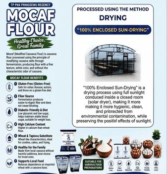 Modified Cassava Flour – product photo, Dried Cassava Powder products found from trusted suppliers, wholesalers, manufacturers & exporters Listing