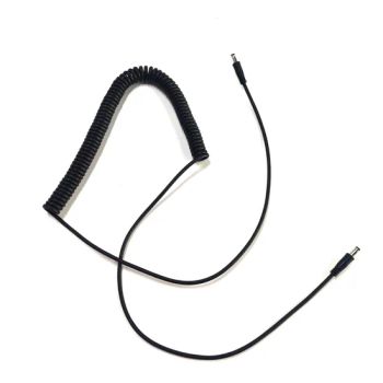 DC5525 5521 Retractable Electric Cords Coiled Extension Cords PVC Coiled Cables - Lanka Industrial Automation (Shanghai) Co., Ltd. - China