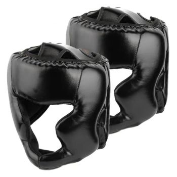 Wholesale Sports Equipment Kickboxing Fitness Muay Thai Leather Boxing Head Guard Headgear - GOOD SELLER CO., LTD - China