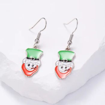 New Irish Festival Earrings Creative St. Patrick's Day Carnival Party Clown Soft Enamel Earrings - Zhongshan Xiangda Metal Arts & Crafts Co., Ltd. - China