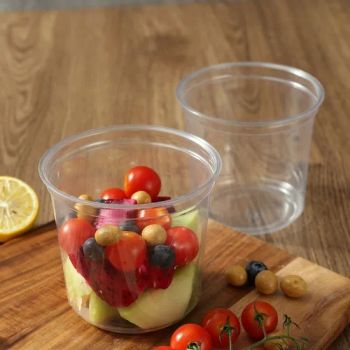 Non-Slip Base 21g Weight Pet Material Plastic Disposable Lid Deli Cup - Dongyang Kaida Plastics Co., Ltd - China