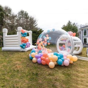 Transparent Inflatable Crystal Dome Bubble Tent Heated Inflatable Bubble Tent with Balloons - Guangzhou Barry Industrial Co., Ltd. - China