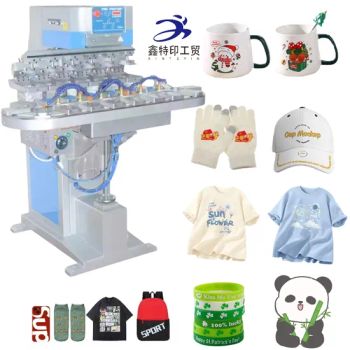 Chromatic - Orbit Six - Color Rotary Pad Printer: Orchestrating Perfect Multicolor Prints - Xiamen Xinteyin Industry and Trade Co., Ltd. - China