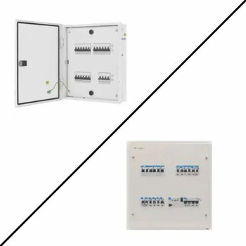 12 WAY Vtpn Distribution Boards WITH MODULAR INCOMER Brand L&T Color WHITE Type of Box TPN Weight APPROX 60 KG Door Type Double Door - Grow More Enterprises - India