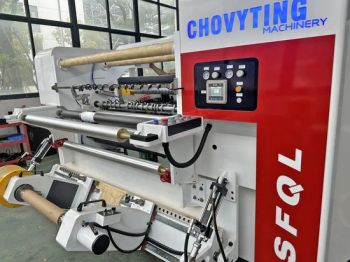 High Speed PLC Control Servo Motor Driven Slitting Rewind Machine - Zhejiang Chovyting Machinery Co., Ltd. - China