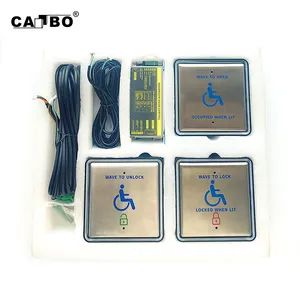 Canbo M 522 Stainless Double Gang Surface Mounted Wave Sensor Ada Push Button Handicap Accessible Washroom Switch Kit - Shenzhen Winfor Canbo Technology Co., Ltd. - China