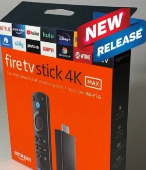 AMAZON FIRE TV Stick 4K MAX, Wi-Fi 6, Alexa Voice Remote (Includes TV controls) – product photo, Recommend Fallback