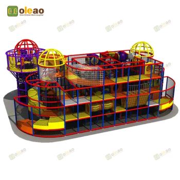 Ultimate Inflatable Obstacle Course with Slide and Ball Pit Condition New Age 3-12 Years Trademark oleao HS Code - Guangzhou Aoleao Sports Culture Co., Ltd. - China