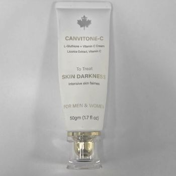 Canvitone-C facial cream for Skin Darkness and dark spots whitening and glowing with Gluthione- Vitamin C 50 gm