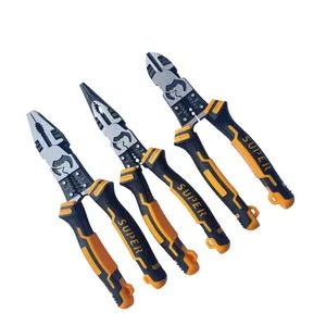 High Quality Carbon Steel 9 Inch Multi Tools Wire Stripper Cutter Pliers Diagonal Needle Nose Electrician Pliers Household Tools - Zhangjiagang MC Technology Co., Ltd. - China