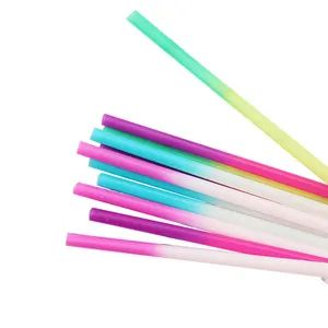 Hot Sale Interesting Color Changing Straws, Reusable PP Hard Plastic Color Changing Drinking Straws for Party - Market Union Co. Ltd. - China