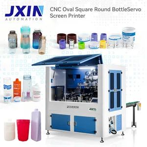 Durable Cosmetic Industry Bottle Auto Square Oval Jar Bottle Screen Printer with LED UV Drying - Liuzhou Jiexin Machinery Co., Ltd. - China