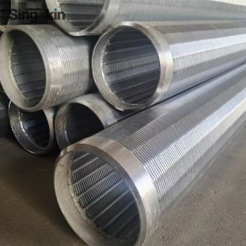 4" 6" 8" 10" 12" 14" Wire Wrapped Continuous Slot Well Screen Wedge Wire Screen Johnson Filter - Anping Singokin Wire Mesh Co., Ltd. - China