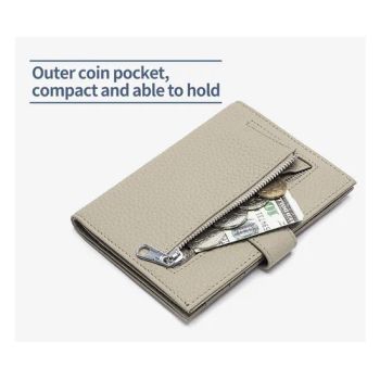 Fashion Leather Passport Holder ID 8 Card Slots Card Wallet Card Holder for Women RFID Passport Holder Gift Promotions - Guangzhou Yujia Industrial Co., Ltd. - China