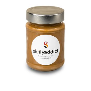 High quality typical italian sweet and creamy handmade jarred jam crema caramello salato 190gr from Sicilyaddict srl High quality typical italian sweet and creamy handmade jarred jam crema caramello salato 190gr - Sicilyaddict srl - Italy