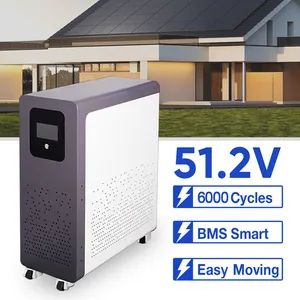 Floor Standing Mobile Lithium Polymer Battery 48V 51.2V 100ah 200ah 300ah BMS Batteries Pack Supports Parallel for Solar System - Anhui Solarasia Energy Technology Co., Ltd. - China