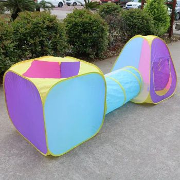 Wholesale Kids Foldable House Ocean Ball Pool Shooting Baby Tunnel Child Tunnel Tent - Yiwu BaiQi Outdoor Products Co.,Ltd. - China