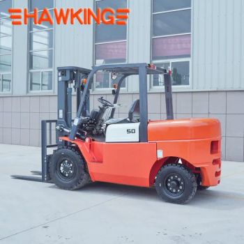 All Terrain Forklift Euro V 5 Emission EPA 4 CE Certificate Manual Lifting Warehouse Diesel Forklift Automatic Transmission Types of Forklifts - QINGDAO HAWKING MACHINERY EQUIPMENT CO., LIMITED - China