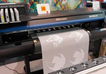 Mimaki TXF150-75 DTF printer Packaging Wood Crate Type Printing Machine Ink Circulation Technology Mctv2 Ink Pack Design Degassed Aluminum Ink Pack - Latief Alhakim - Indonesia