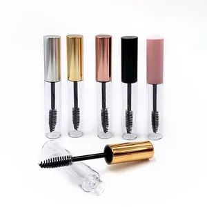 Personalized 10ml Private Label Eyelash Serum Bottle Empty Dual Mascara Tubes with Gold Silver Lid - Hebei Lingjin Import and Export Co., Ltd. - China