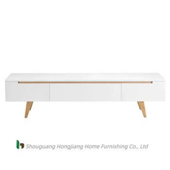 Living Room Modern Wooden Furniture TV Stand MOQ 100 Origin China Trademark HJ Production Hj Condition New Use Living - Shouguang Hongjiang Home Furnishing Co., Ltd - China
