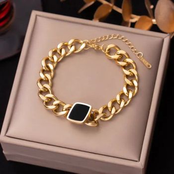Luxury Fashion Waterproof Stainless Steel Other Couple Gold Plated 18K Jewelry Jewelry Bracelet Gift Fashion Bracelet Men Women - Anhui Yihui Yihuang Technology Co., Ltd. - China