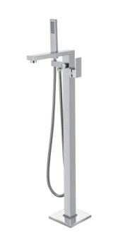 Freestanding Bathtub Faucet Brass Single Handle Bath Filler Floor Mounted Bathroom Faucets - Kaiping City Kaipu Sanitary Ware Co., LTD - China