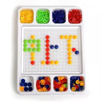 Low Price Plastic Grain Mushroom Nail Beads Intelligent 3D Puzzle Games - Ningbo XiaoChuang Crafts Co., Ltd. - China