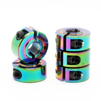 Custom Colourful Aluminum Optical Shaft Retaining Ring Locking Rings Shaft Collars Coupling - Ningbo Yifei Machinery Parts Co., Ltd. - China