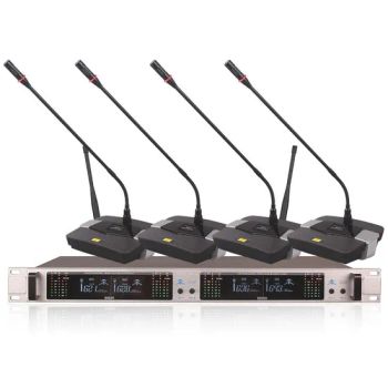 UHF Pll High Frequency Professional Wireless Microphone Conference System - Guangzhou Cast Sound Lighting Entertainment Equipment Co., Ltd. - China
