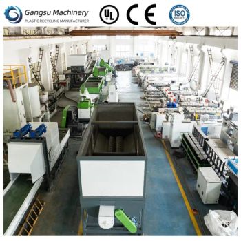 Plastic Recycling Equipment Waste Water Bottles PP PE Agricultural Films Jumbo Woven Bags Bottle Crusher Shredder Machine Recycle Pelletizing Production Line - Jiangsu Gangsu Environmental Protection Technology Co., Ltd - China