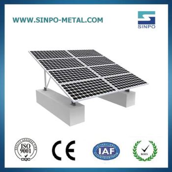 Solar Energy Products Galvanized Steel Solar Panel Installation Brackets for Ground Solar Power System - Jiangyin Sinpo Metal Co., Ltd. - China